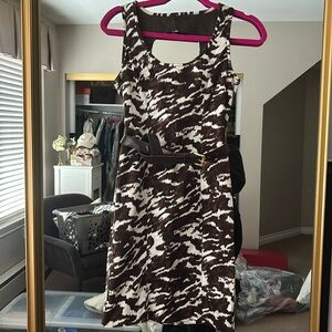 Michael Kors Animal Print Zipper dress